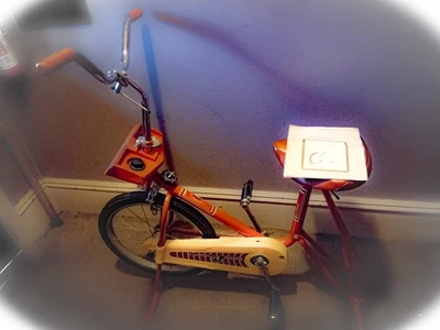 Bicicleta estática Vitamaster vintage. Control de tensión de pinza. Con temporizador Foto 1 de 4