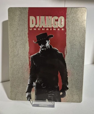 Django Unchained Limited Steelbook mit Prägung Blu-ray Tarantino Waltz - Bild 1 von 2
