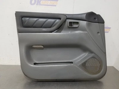  98 1998 TOYOTA LANDCRUISER FRONT DOOR TRIM PANEL GRAY LEATHER LEFT DRIVER Foto 1 de 4