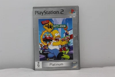 The Simpsons : Hit & Run - PlayStation 2 (PS2) PAL - Complete w/ Manual TESTED✅✅ - Image 1 of 3