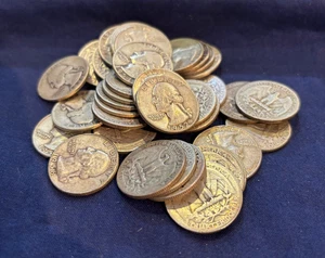 Washington Quarter Roll 90% Silver - Picture 1 of 3