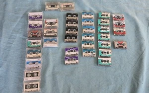 Microcassette Tape Lot of 36 Micro Cassette Tapes TDK, MC 60, Sony, Panason Used - Picture 1 of 6