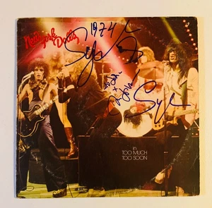 New York Dolls Signed "Too Much Too Soon" Album Record  x 2  Johansen Beckett - Picture 1 of 2