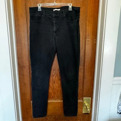 Levi’s 311 Shaping Skinny Black Denim Jeans Womens Tag 32 Measures 36 - Image 1 of 4