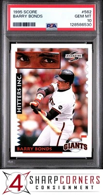 Puntuación #562 Barry Bonds Giants 1995 PSA 10 Foto 1 de 3