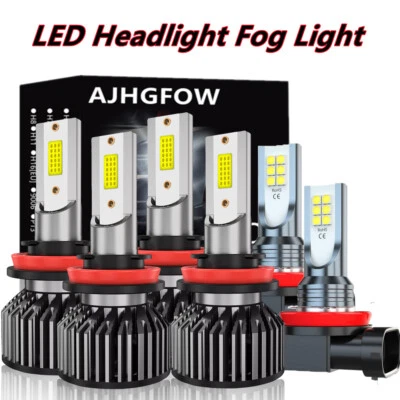 For Chevy Captiva Sport Sport Utility 2012-2015 6x LED Headlight Fog Light Bulbs - Изображение 1 из 4