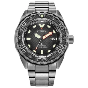 Citizen Promaster Automatic Dive Men's Grey Super Titanium Watch 46MM NB6004-83E - Picture 1 of 5