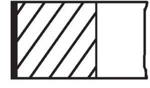 Piston Ring Kit Fits Chevrolet Aveo Cruze Trax Opel Vauxhall MAHLE 011RS001120N0 - Picture 1 of 5