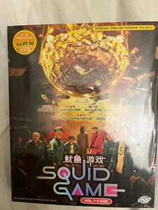 Korean SQUID s1 GAME Complete Tv Series ENGLISH DUBBED + captions ALL REG CALMAR - Picture 1 of 1