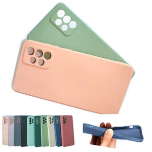 For Samsung A13 5G A33 A53 A73 Shockproof Slim TPU Silicone Rubber Phone Case - Picture 1 of 16