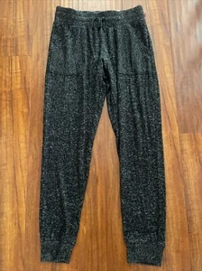 New Kohl's Cozy Jogger Pork Chop Black Luxe Pants - Size Youth Large (10/12) - Picture 1 of 10