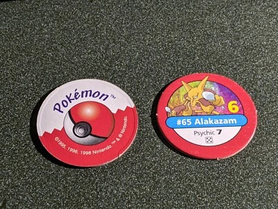 1999 Pokemon Master Trainer Board Game Replacement U PICK Pogs Card - Image 1 of 2