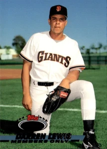 1993 Topps Stadium Club Members Only - Darren Lewis - Picture 1 of 2