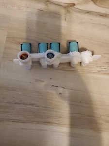 Samsung Washer Water Inlet Valve DC97-15459 H OEM Genuine White FAST SHIPPING - Picture 1 of 2