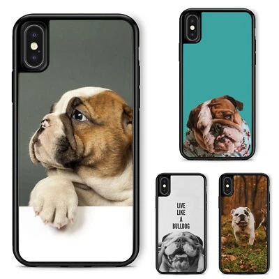Funda Rígida TPU Reino Unido Bulldog Cachorro Para Apple iPhone SE 11 12 13 14 15 16 Foto 1 de 4