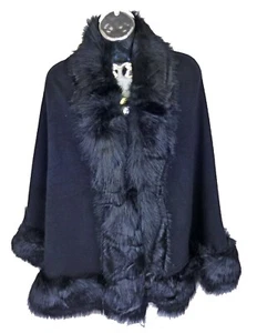 Black Faux Fur Wrap - Picture 1 of 3
