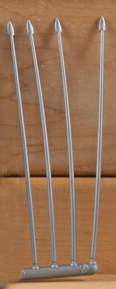 Timpo Toyway refunde 4 lanzas largas - 54 mm juguete soldado accesorios Foto 1 de 1