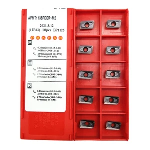 APMT1135PDER-M2 1125 90° fresa final fresadora INSERTO DE CARBURO para 300R - Imagen 1 de 5