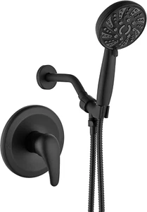 Single-Handle Shower Faucet Set Shower Kit with Valve Shower Head and Handle Set - Picture 1 of 12