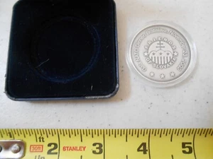 RARE 2002 NATO GALA FRIENDS OF SLOVAKIA TATRA BANK MILITARY CHALLENGE COIN MEDAL - Picture 1 of 4