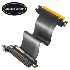 1U Server PCIE 4.0 Extension Cable PCI-e 16X 3.0 90° Male to Female Riser Card - Afbeelding 1 van 14
