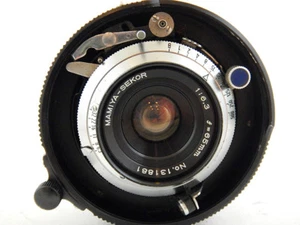 Mamiya Sekor 65mm f6.3 Blue Dot Lens for Universal Super 23 Polaroid SE Excellen - Foto 1 di 1