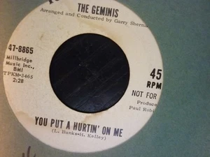 geminis you put a hutin..rca wdj usa orig 45.soul - Picture 1 of 2