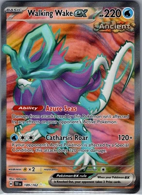 Walking Wake ex 189/162 SV05: Temporal Forces - Pokemon Card - NM - Image 1 of 2