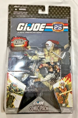 Paquete de cómics GI Joe 25 aniversario Stormshadow & Firefly Foto 1 de 4