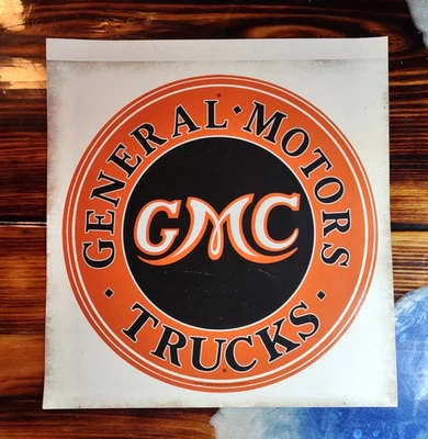 General Motors GMC Trucks Round 10 Inch Decal Classic Sticker Vintage - Image 1 of 4