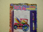 Make Your Own SPIRAL SEQUIN NOTEBOOK... Kids Children Art Craft Book Booklet Kit