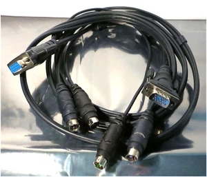 Belkin F3X1105B06 OmniView KabelKit Pro Series PS/2 Longueur 1,7 mètre - Photo 1/3
