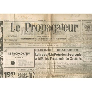Le PROPAGATEUR 5 Photos de MONTPELLIER et BÉZIERS sous la Neige Janvier 1951 - Picture 1 of 11