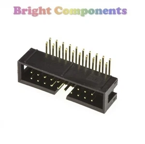 5 Pack - 20 Way IDC Box Header Connector - Right Angle - 2.54mm - UK Seller - Picture 1 of 1