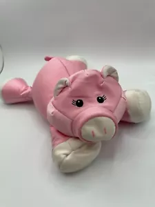 Brentwood Moshi Light Pink PIG Microbead 14" Plush Black Eyes Squishy 15012 HY39 - Picture 1 of 11
