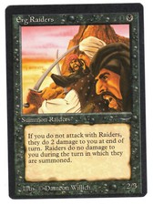 ► magic-style ◄ mtg-erg raiders-arabian nights (dark) - nm/nm - (off-centered)