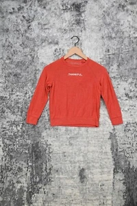 Good hYOUman Red Long Sleeve Pullover Crewneck Sweatshirt Sweater Kids 8 - Picture 1 of 5