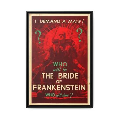 Cult Classic Large Gallery Framed Canvas 20" x 30" Movie Poster Art - Who Will B - Image 1 of 4