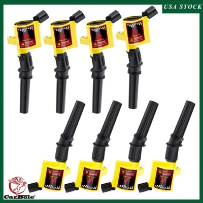 Set of 8 Ignition Coils For Ford Crown Victoria 1998 1999 2000 2001-2011 4.6L V8 - Image 1 of 4