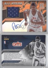 2013-14 Panini Spectra All-Stars Jerseys Orange /25 Brad Daugherty #17 Auto
