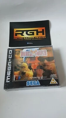 DOUBLE SWITCH SEGA MEGA CD GAME NEW FACTORY SEALED + SPINE CARD PG RATED EX CON - Image 1 of 4