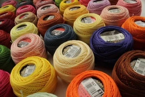 Dmc Pearl Cotton Balls Size 8, Perle Cotton Balls, Cross Stitch Needlework - Picture 1 of 188