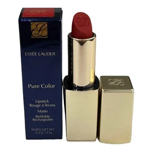 Estée Lauder Lipstick #699 Thrill Me Pure Color Matte Refillable Lip Color NIB - Imagen 1 de 8