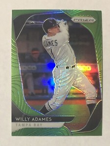 Willy Adames 2020 Panini Prizm Lime Green Card #5  -  030/125