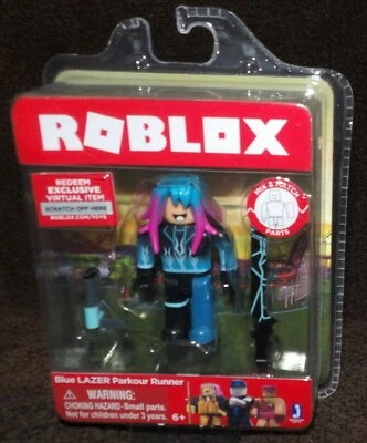 ROBLOX CORREDOR PARKOUR LAZER AZUL CON ARTÍCULO VIRTUAL EXCLUSIVO  Foto 1 de 4