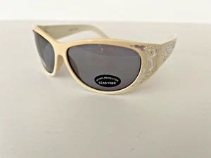 Kids Bling Rhinestone Look Sunglasses Trendy Fashiom Style Lead Free 100% UV400 - Picture 1 of 9