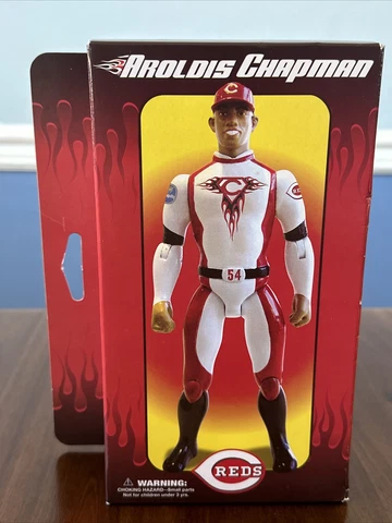 2011 Aroldis Chapman 7" Cincinnati Reds Action Figure Figurine Chiquita in Box Cover