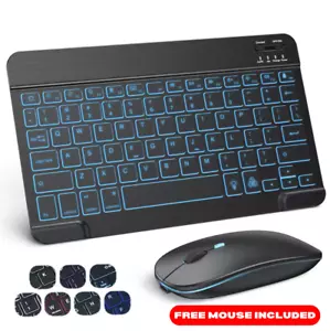 Bluetooth 3.0 Wireless Keyboard for Apple iPad-1 1 2 3 4 Mac Computer PC Macbook - Picture 1 of 7