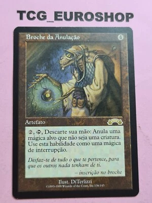 NULL BROOCH ● EXODUS ● RARE ● MTG ● PORTUGUESE ● NM #2524 - Image 1 of 2