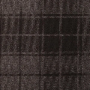 Grey Highlander Poly/Viscose Tartan REMNANT 41" x 8" - Picture 1 of 1